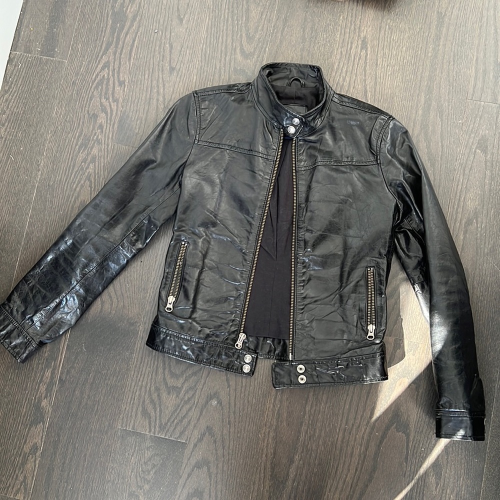 Genuine leather jacket from Gap XS